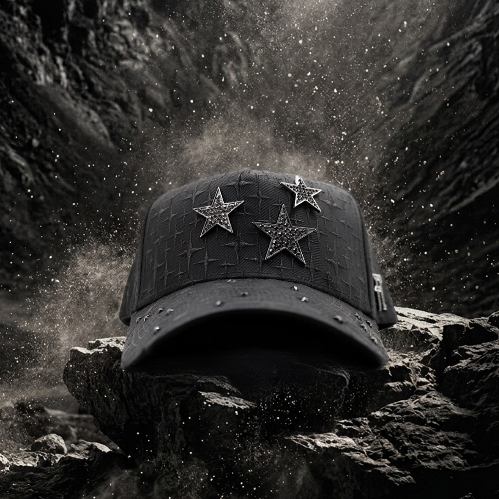 FLORENCE CAPS STAR BLACK