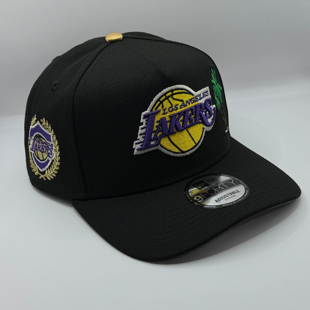 NEW ERA 9 FORTY LAKERS LA NEGRA PALMAS