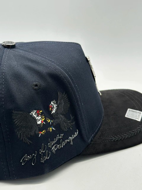 BIGG BOSS PUESTO 15 AZUL MARINO GALLO PLATEADO