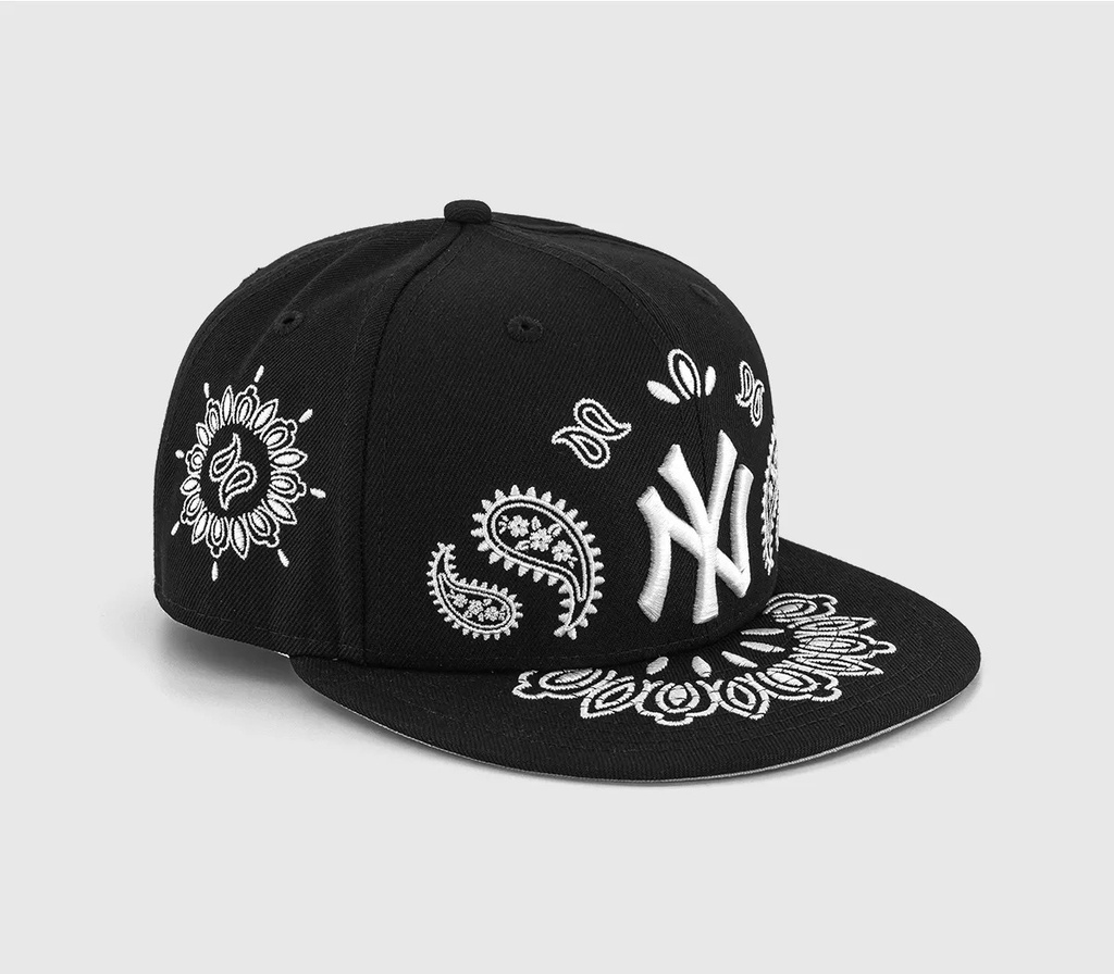 NEW ERA MLB PAISLEY 59FIFTY NEYYAN  BLK