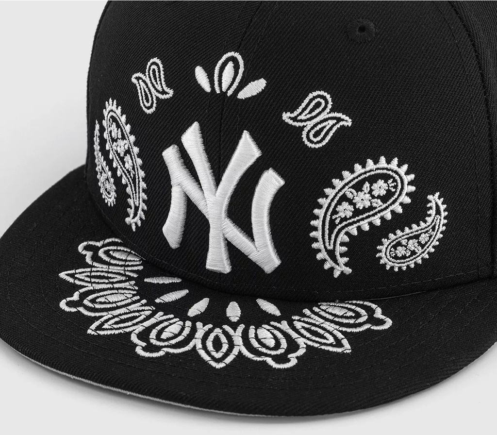 NEW ERA MLB PAISLEY 59FIFTY NEYYAN  BLK