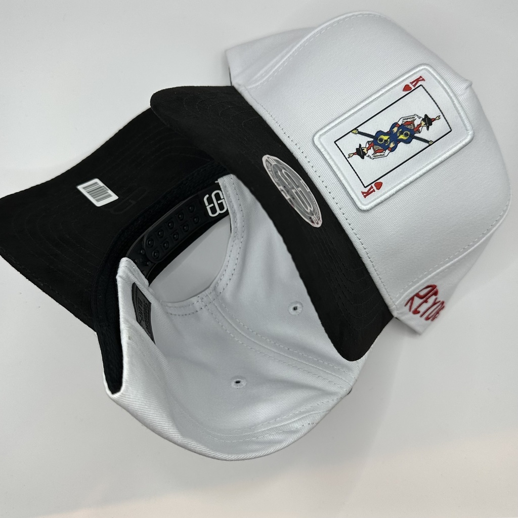 SOMBRERO BLANCO REY DE CORAZONES