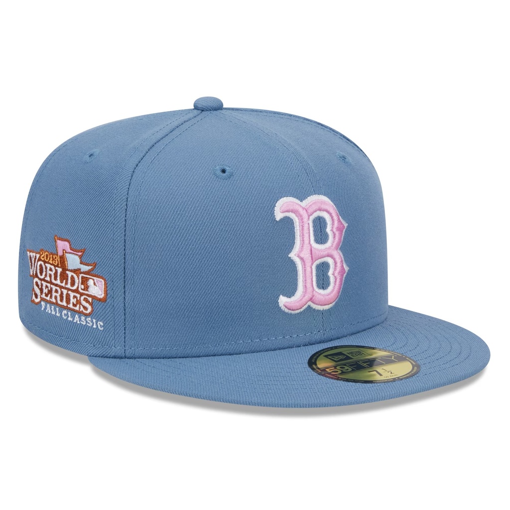 NEW ERA BOSTON BLUE COLOR 59 FIFTY