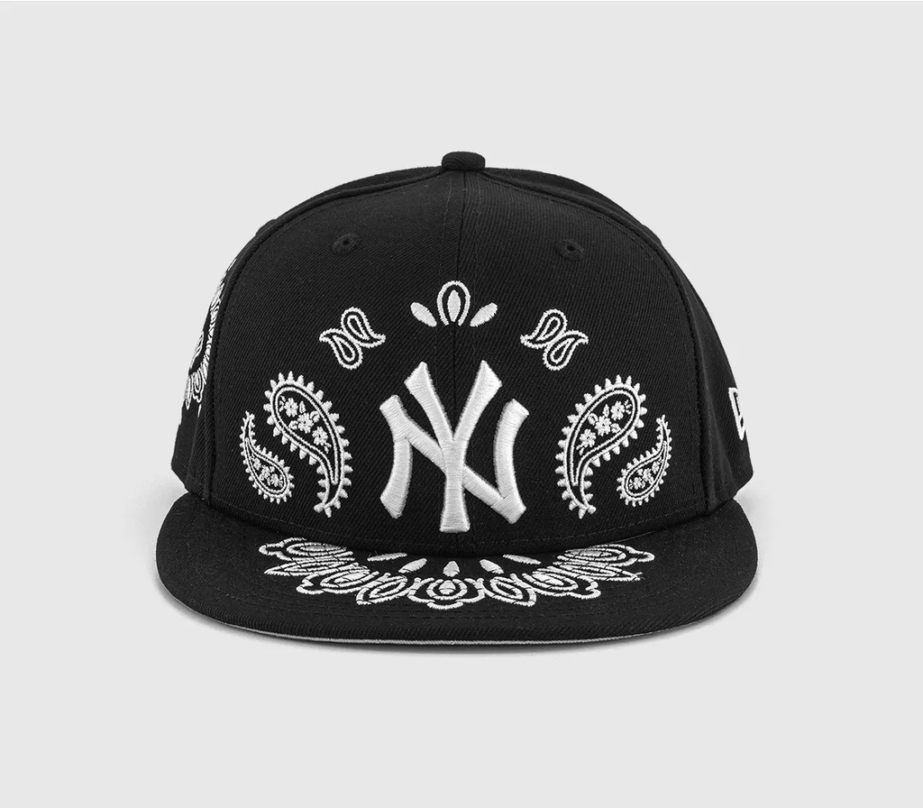 NEW ERA MLB PAISLEY 59FIFTY NEYYAN  BLK