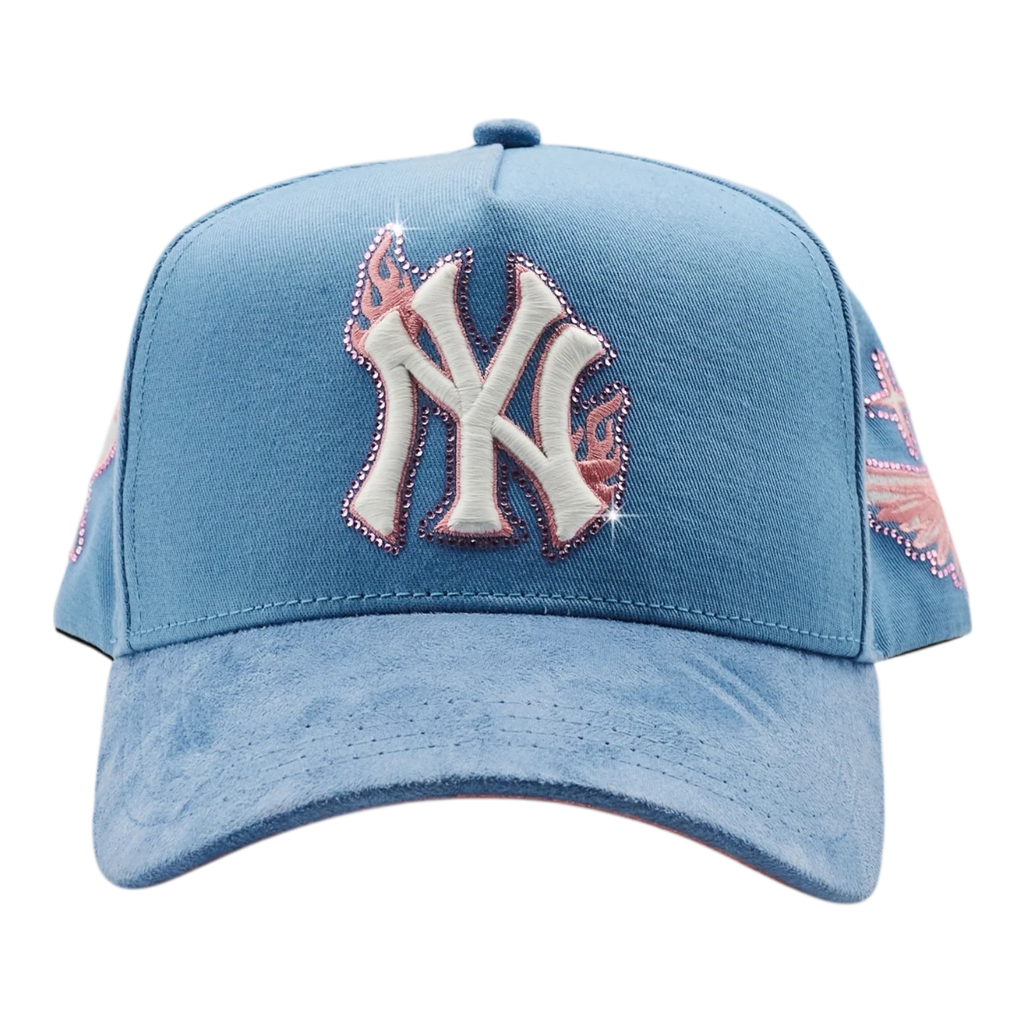 DREAMER HATS NY FLAMES BABY BLUE