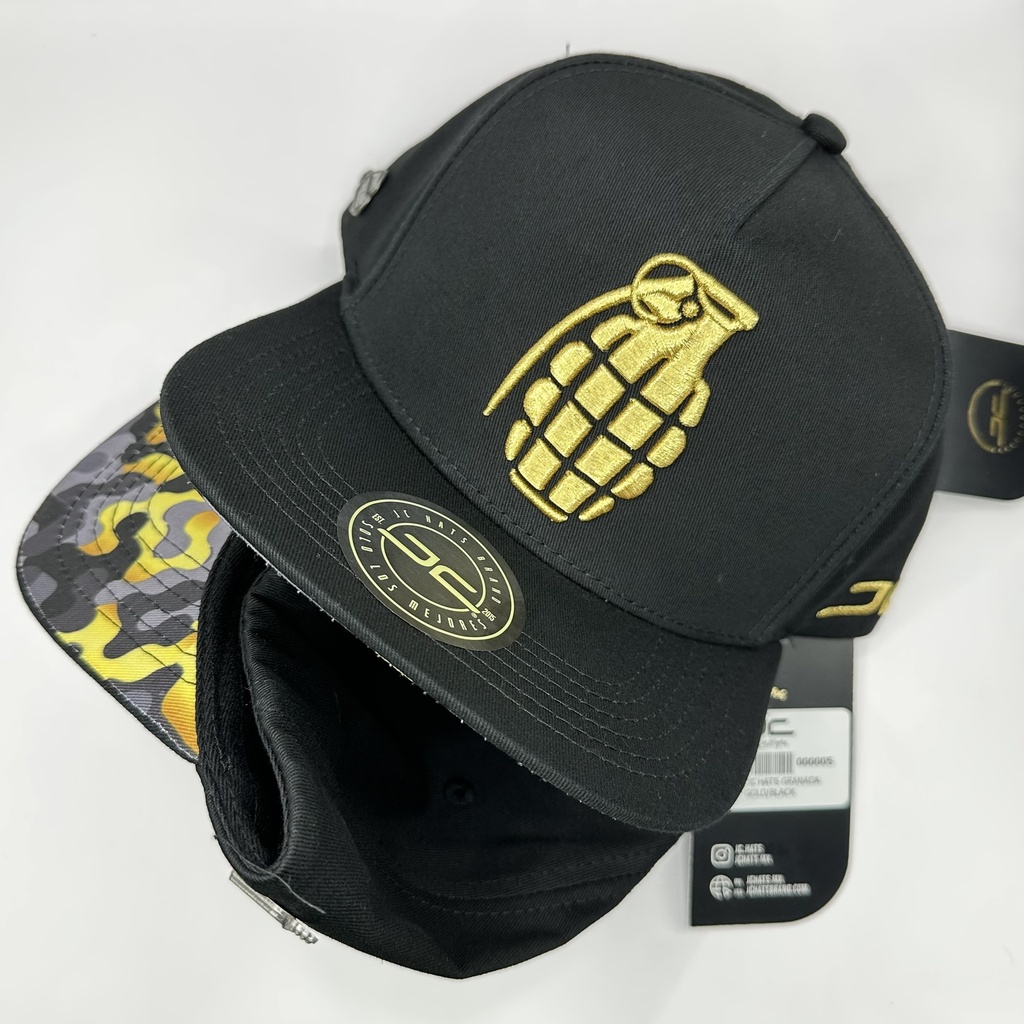 JC HATS GRANADA GOLD BLACK