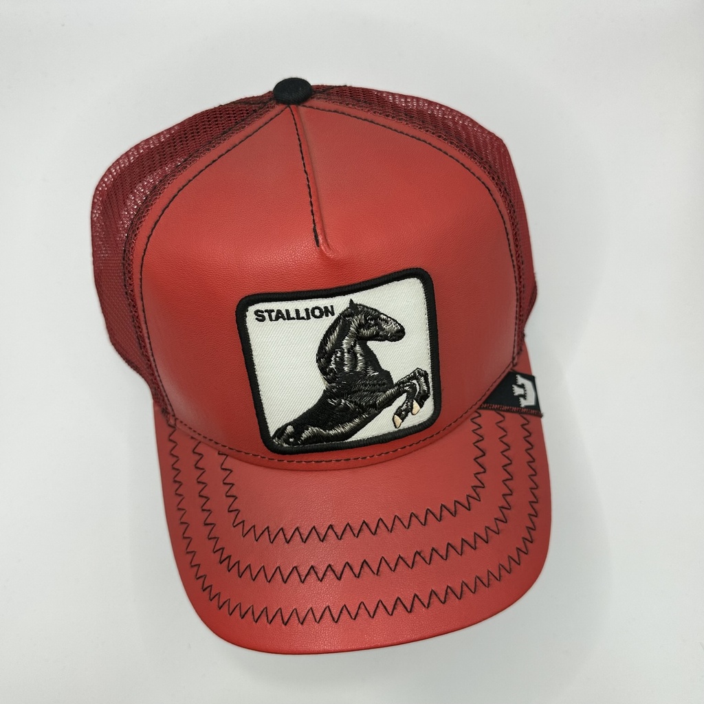 GOORIN BROS STALLION CUERO ROJO