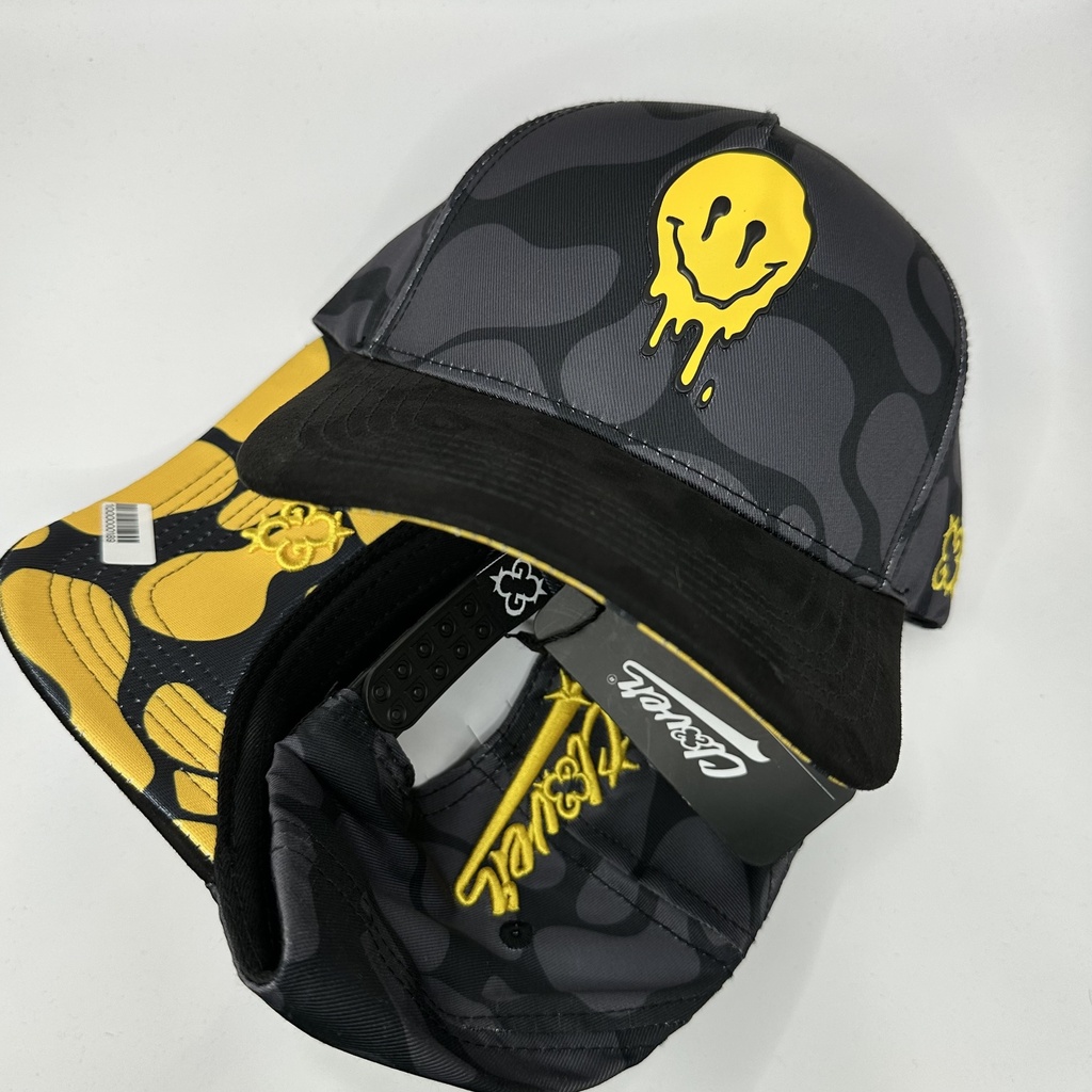 CLOVER GARMENTS SMILEY FACE GRIS Y NEGRO