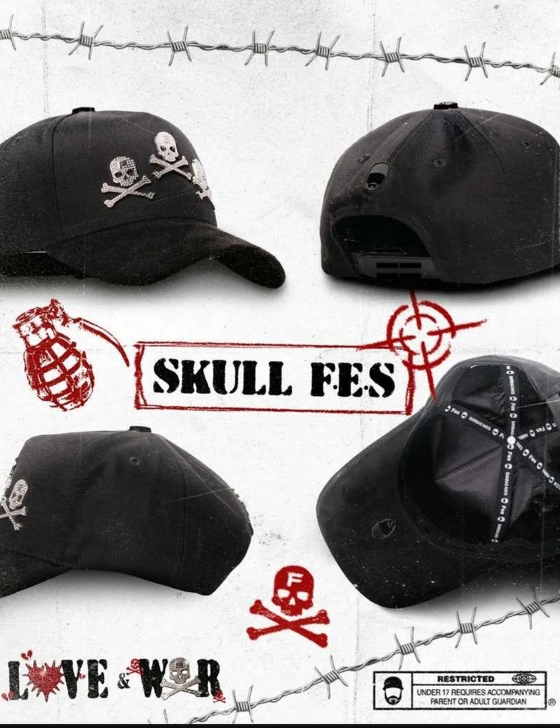 BARBAS HATS SKULL FES