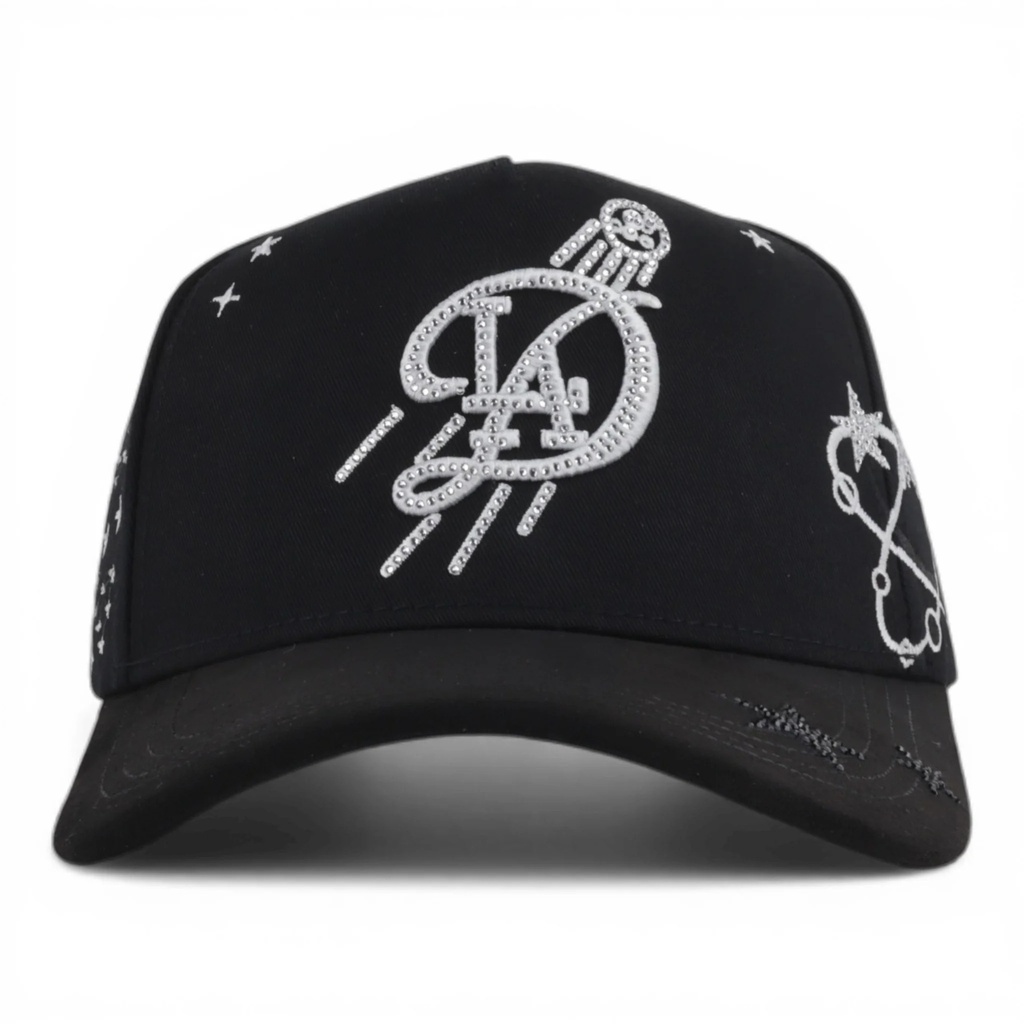 BIGG BOSS LA DODGERDS CRYSTAL BLK/WHT