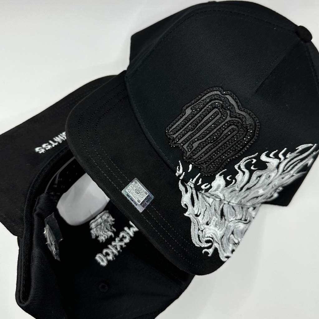MZ HATS MEXICO CRYSTAL FLAMES