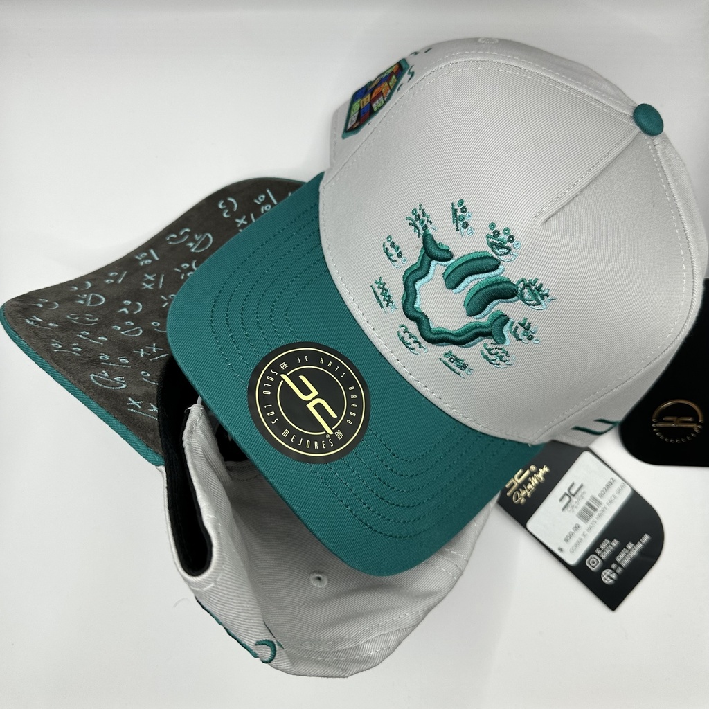 JC HATS HAPPY FACE GRAY