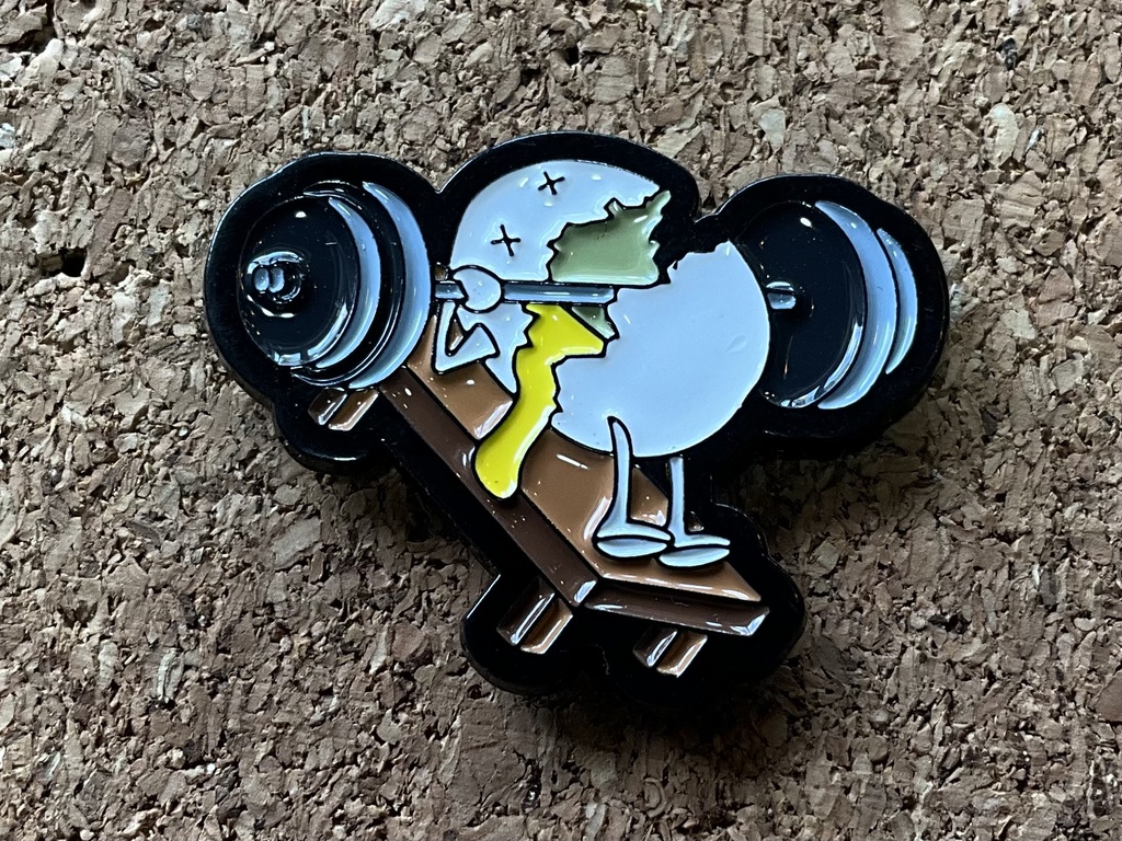 PIN GYM EGG FITNESS