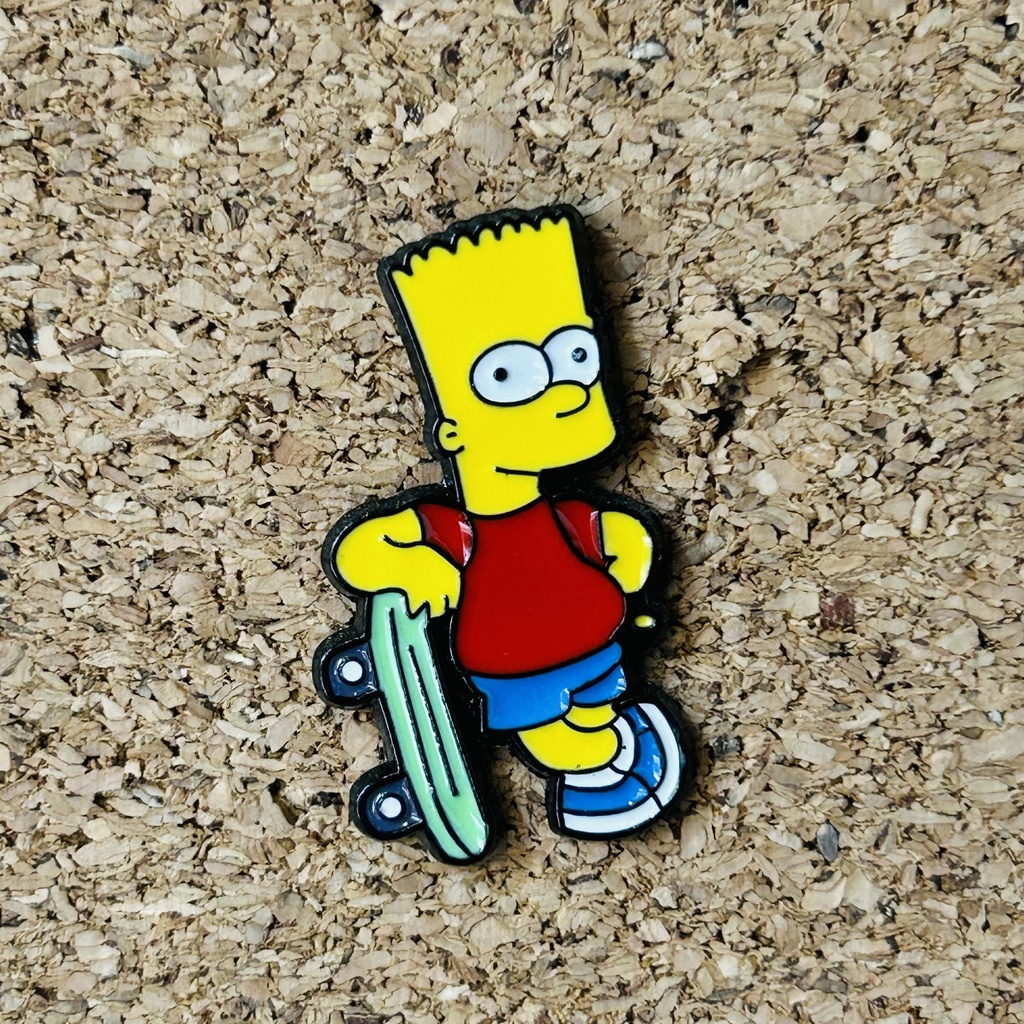 PIN BART SIMPSON SKATEBOARD