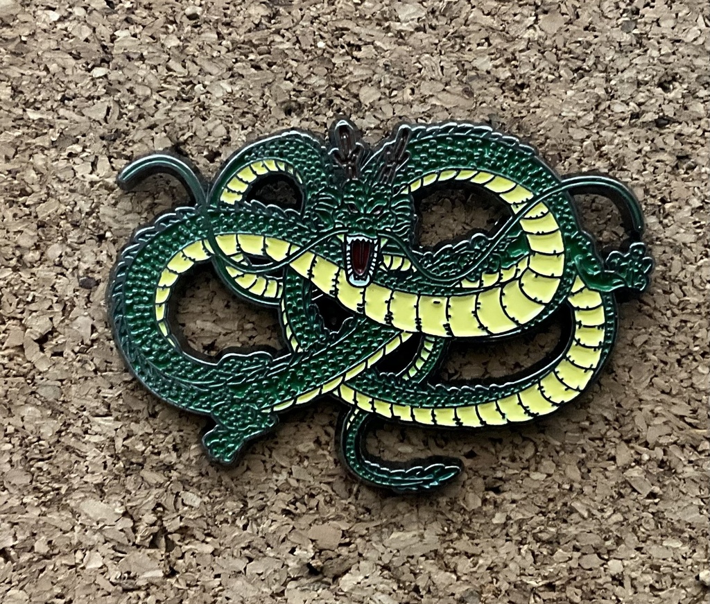PIN DRAGON BALL, DRAGO GREEN