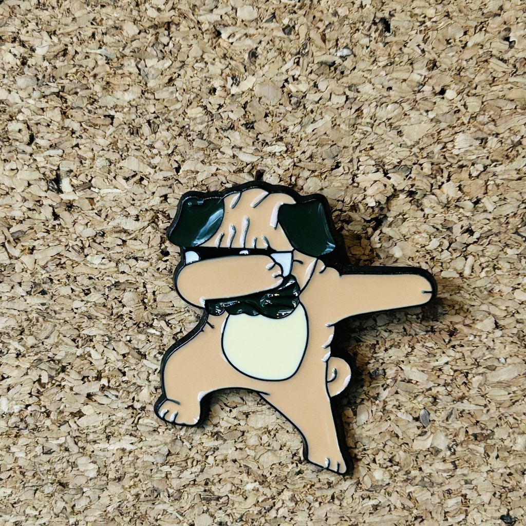 PIN KAWAII PUG DAB