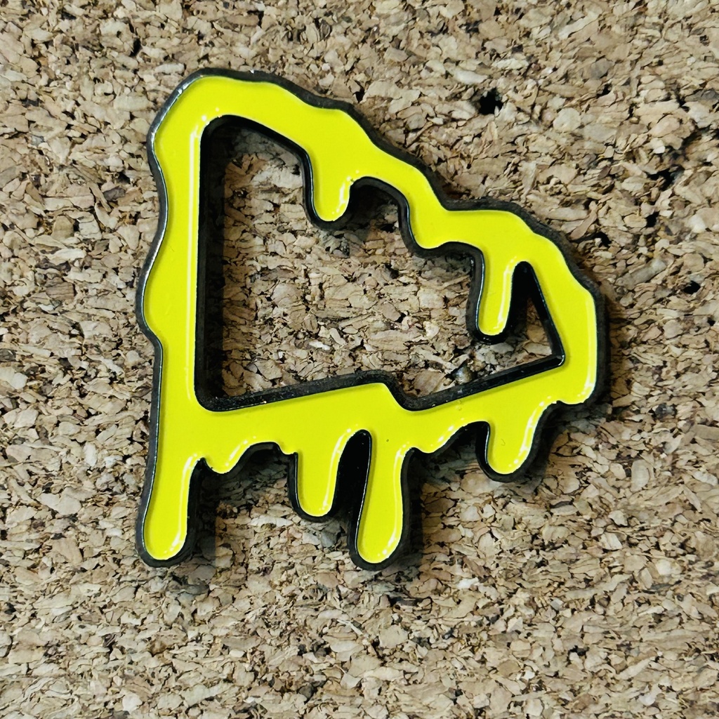 PIN CONTORNO DERRETIDO AMARILLO