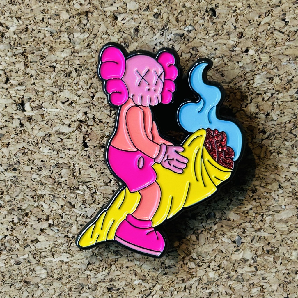 PIN SMOKER CLOWN PINK