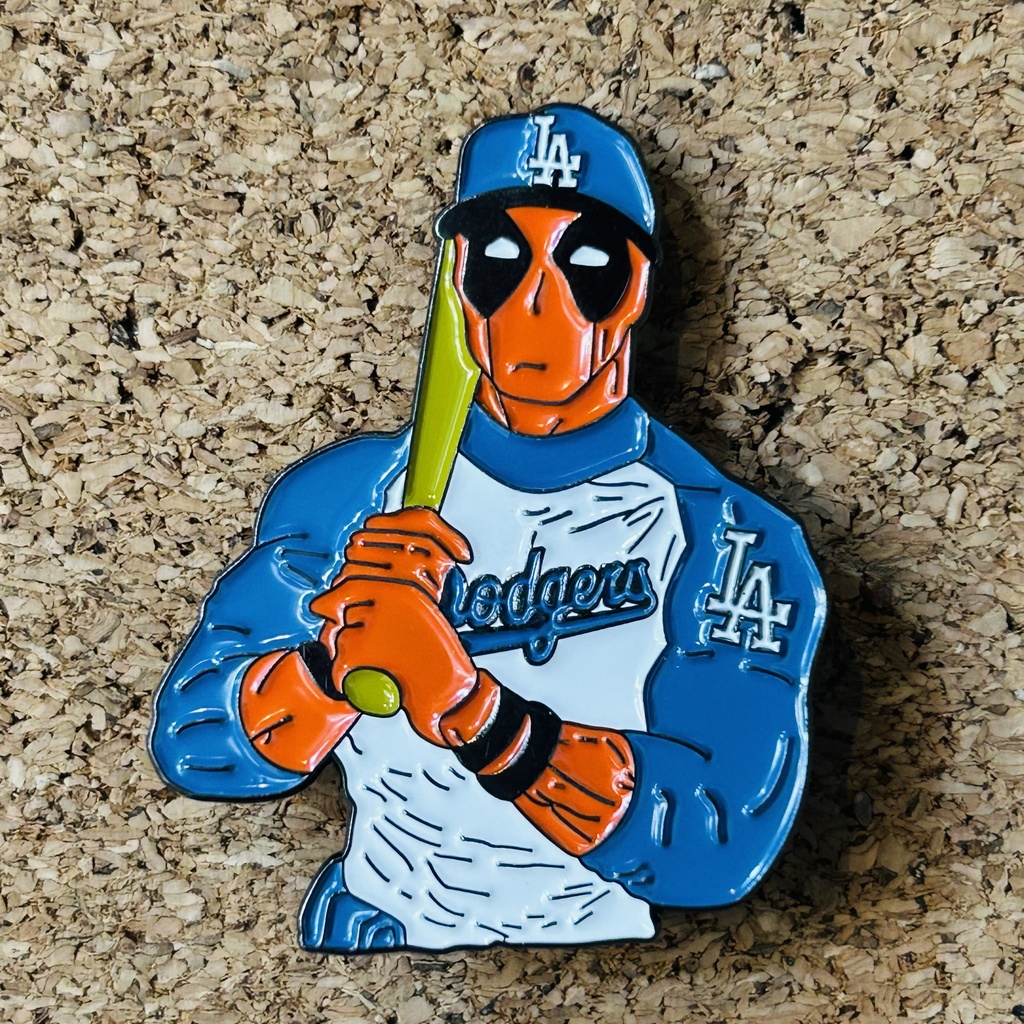 PIN DEAD POOL DODGERS