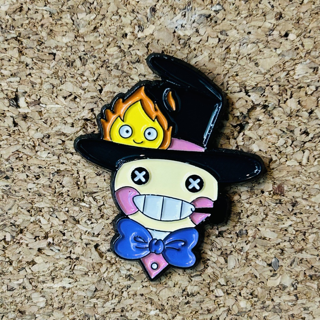 PIN PRÍNCIPE JUSTIN Y CALCIFER
