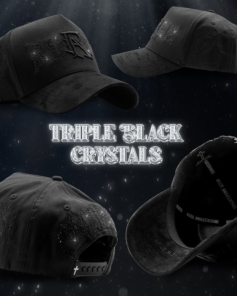RUDE AWAKENINGS TRIPLE BLACK CRYSTALS