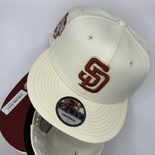 NEW ERA 9 FIFTY SAN DIEGO CHROME RED MLB
