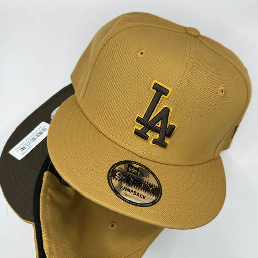 NEW ERA 9 FIFTY LA DOD PAN TAN MLB MOSTAZA