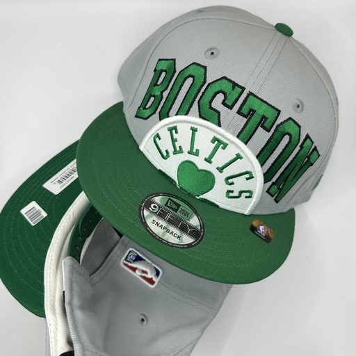 NEW ERA 9 FIFTY ESSENTIAL LEAGUE BOSTON CELTICS NBA GREY / GREEN