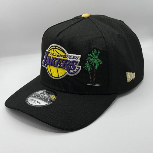 NEW ERA 9 FORTY LAKERS LA NEGRA PALMAS