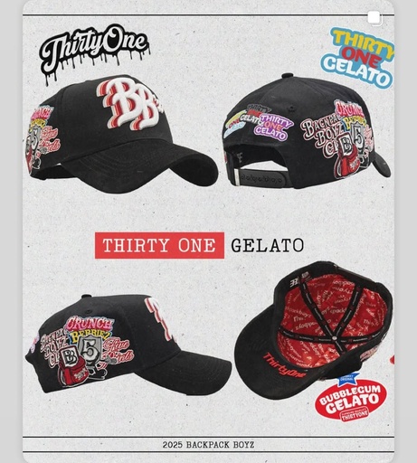 31 HATS THIRTY ONE GELATO