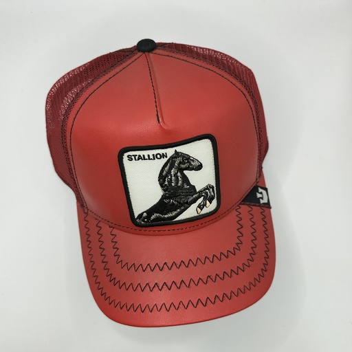 GOORIN BROS STALLION CUERO ROJO