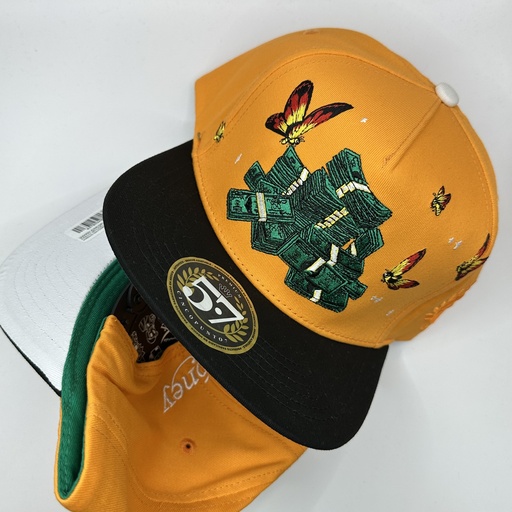 CINCOPUNTO7 MARIPOSA MONEY LOVER ANARANJADO