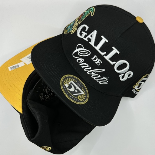 CINCOPUNTO7 CAPS GALLOS DE COMBATE BLACK