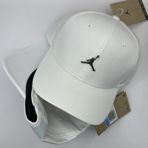 NIKE JORDAN LOGO METAL BLANCA