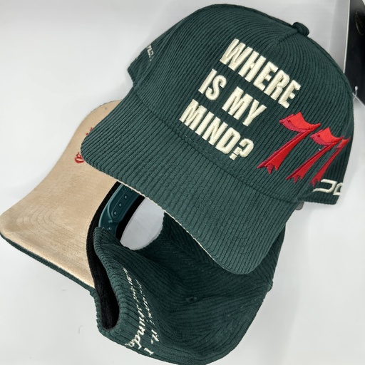 JC HATS HERE IS MY MIND GREEN