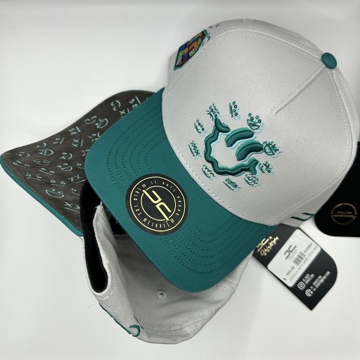 JC HATS HAPPY FACE GRAY