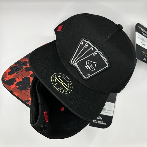 JC HATS POKER BLACK