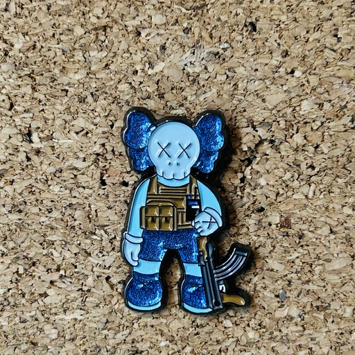 PIN KAWS BELICO BLUE