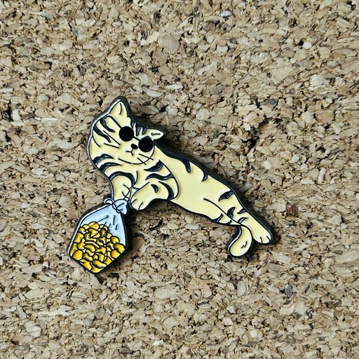 PIN GATITO CON LENTES CANCHERO