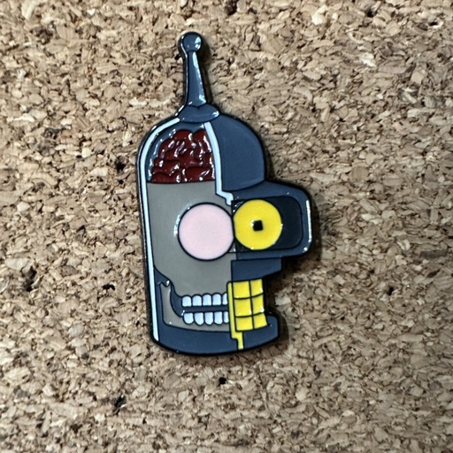 PIN BENDER FUTURAMA ROBOT ESQUELETO