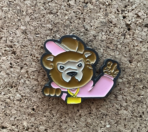 PIN OSO BELICO PINK