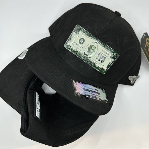 FLORENCE CAPS PRIVATE COLLECTION TWO DOLLARS NEGRA